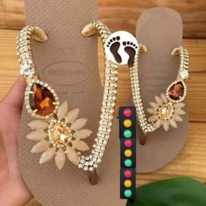 Havaianas Rhinestones Flip Flops